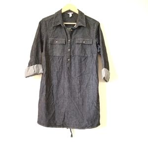 Maternity chambray tunic